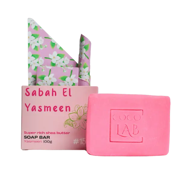 صابونة الياسمين 2 × 1 ترطيب نعومة