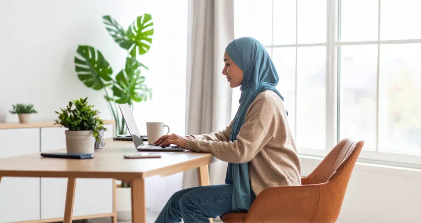 تنظيم وقت العمل من المنزل